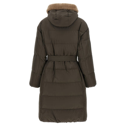 Brunello Cucinelli Bicolor Cotton Coat