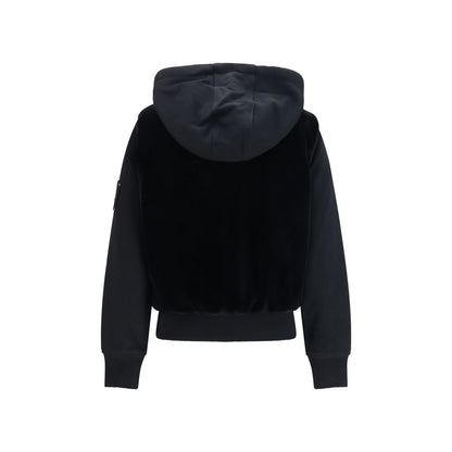 Moose Knuckles Black Cotton Sweatshirt