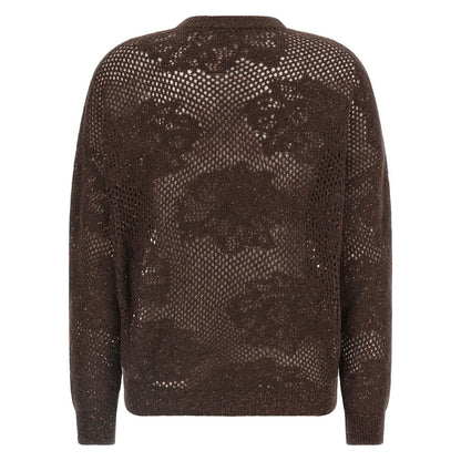 Brunello Cucinelli Brown Nylon Cardigan