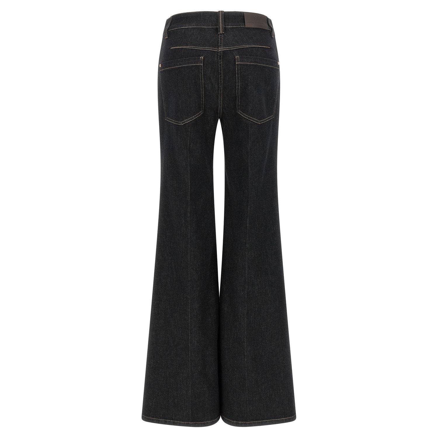 Brunello Cucinelli Blue Cotton Flared Jeans