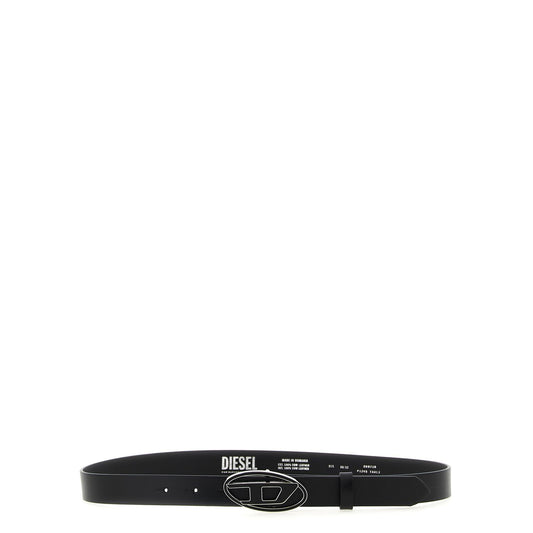 Diesel Black Other Fibres Regular Belt
