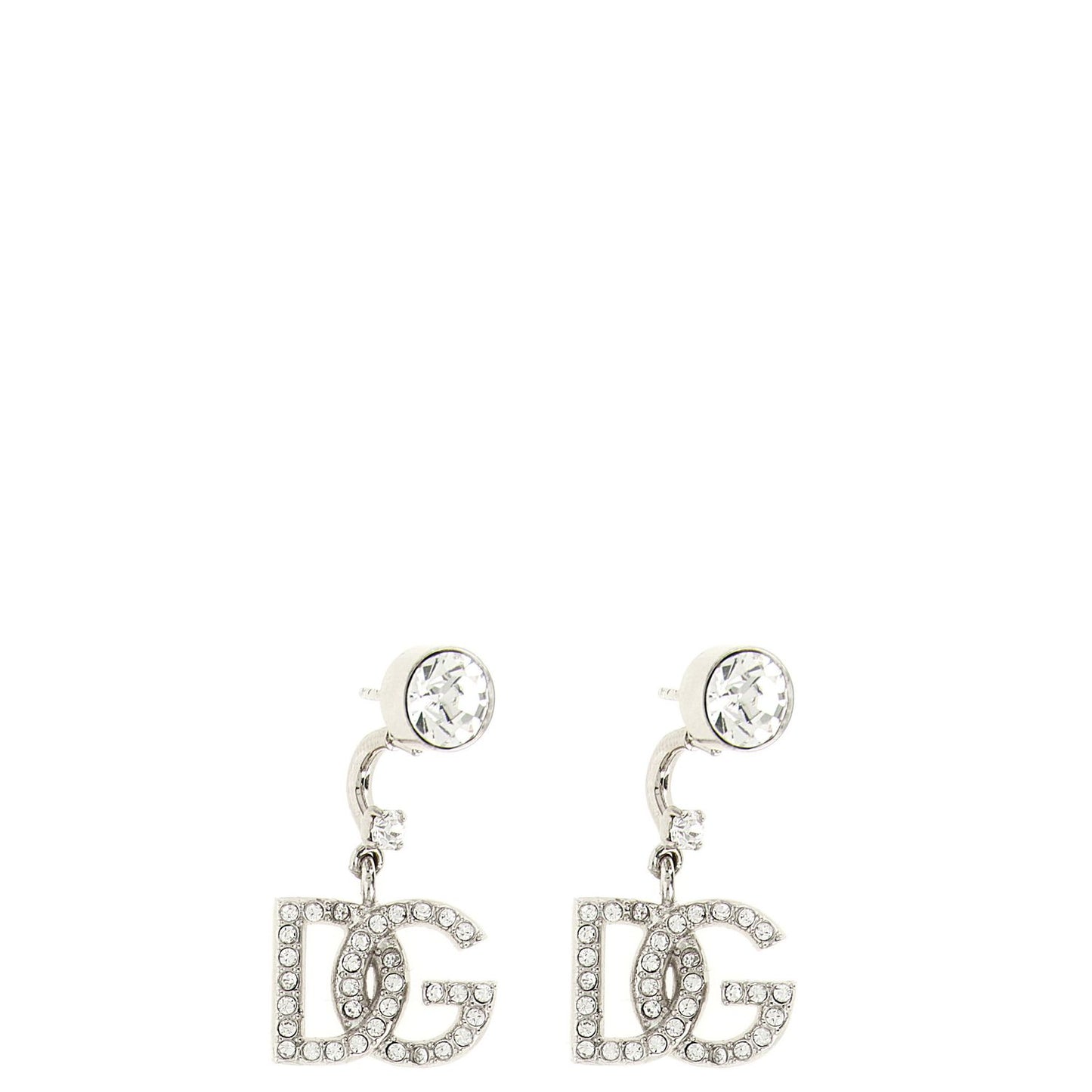 Dolce & Gabbana Silver Brass Earrings