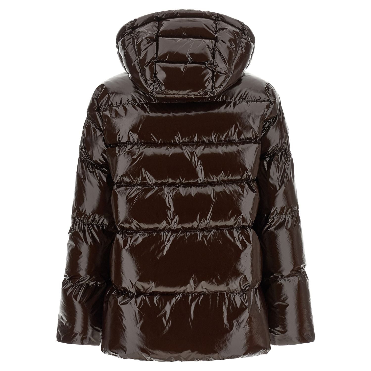 PINKO Brown Polyamide Full-Length Jacket