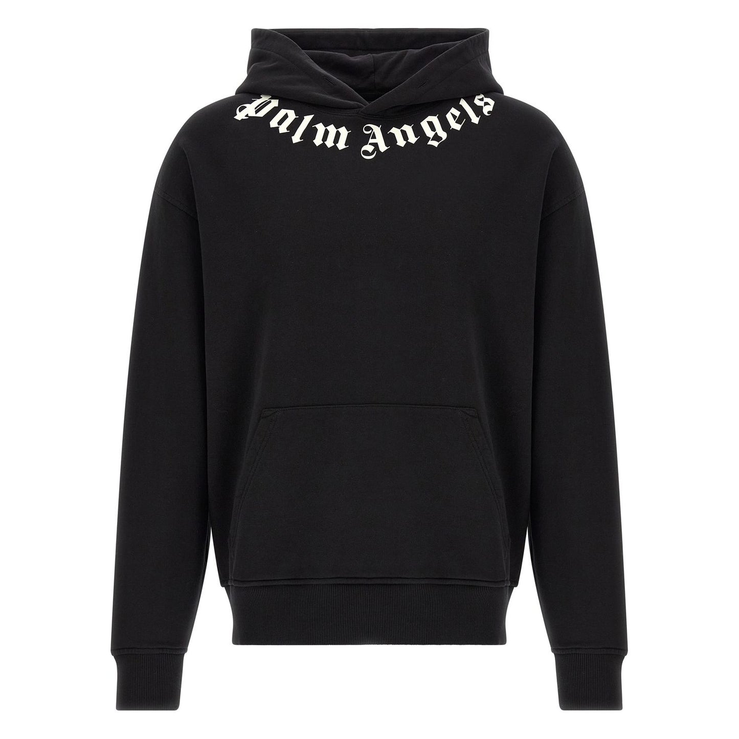 Palm Angels Black Cotton Sweatshirt