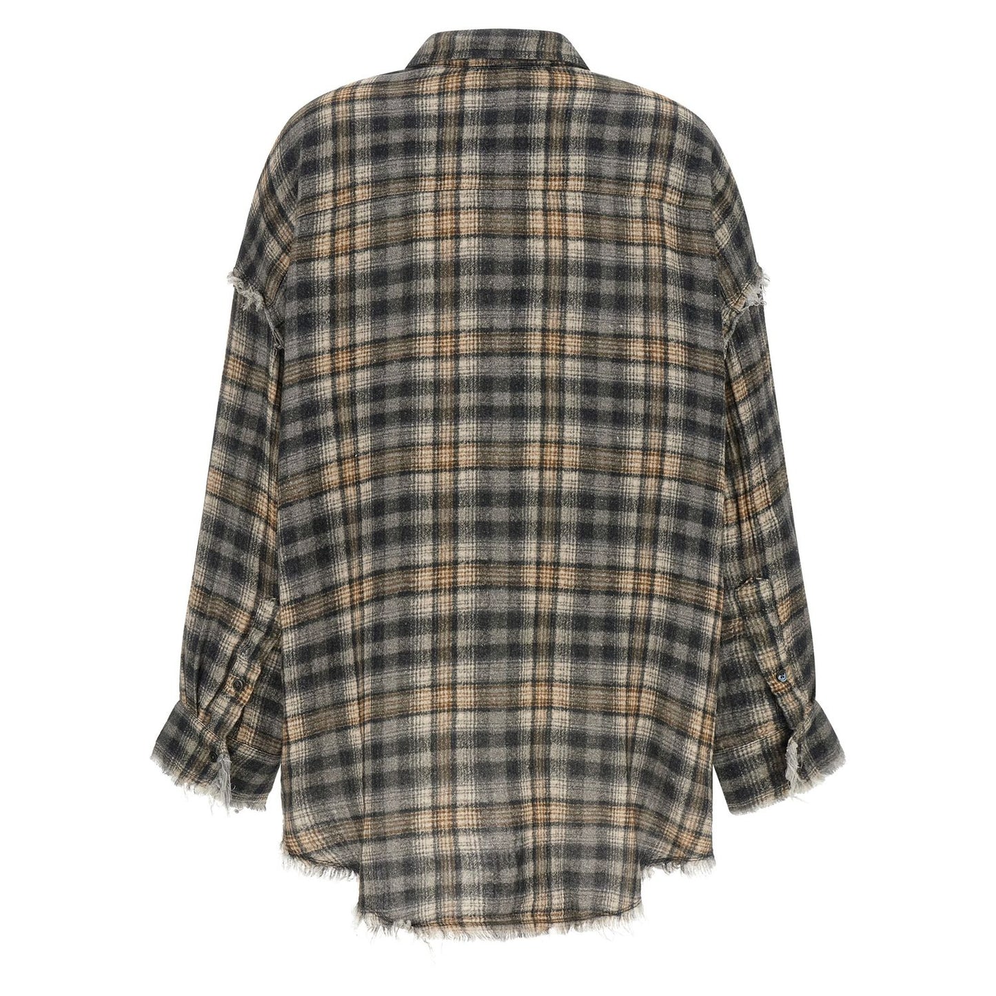 R13 Gray Cotton Blouse