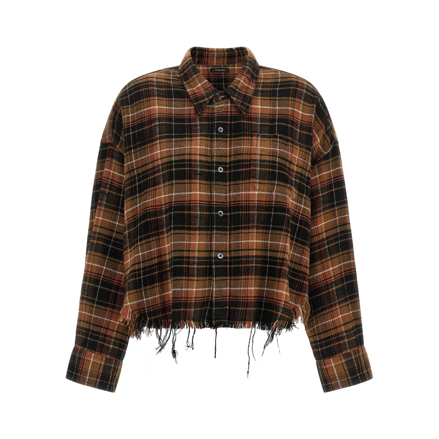 R13 Brown Cotton Blouse