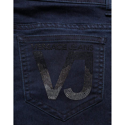 Versace Jeans Couture Blue High Waist Skinny Denim Trouser Jeans
