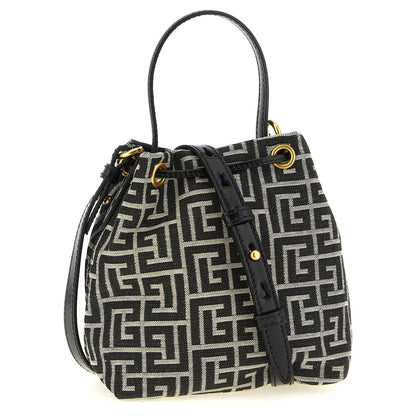 Balmain Bicolor Polyester Handbag