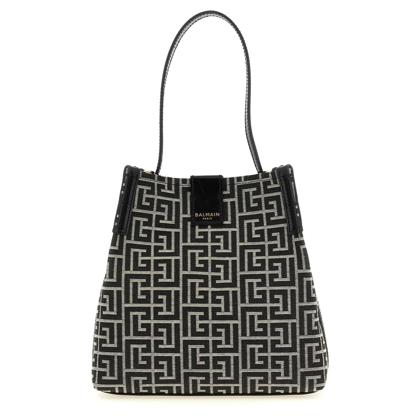 Balmain Bicolor Cotton Shoulder Bag