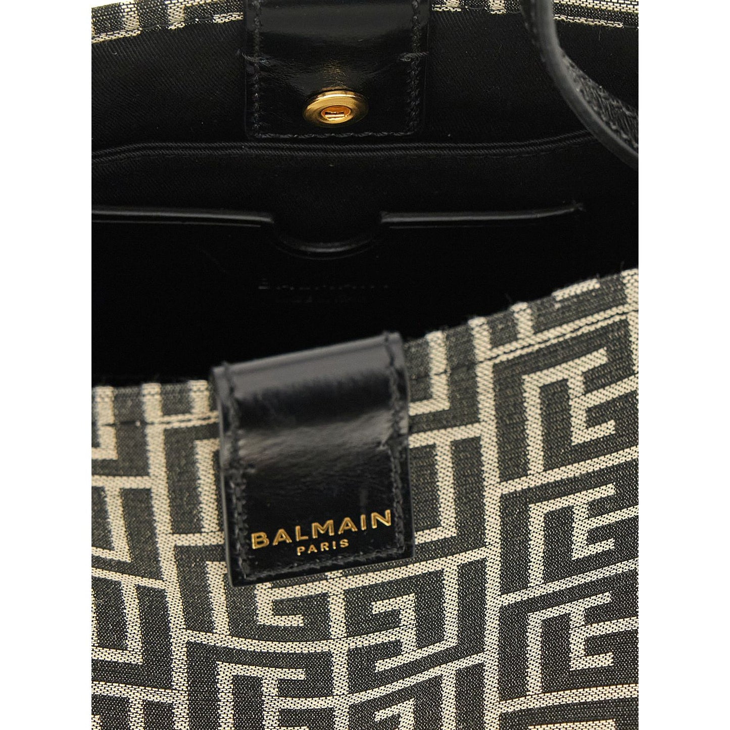 Balmain Bicolor Cotton Shoulder Bag