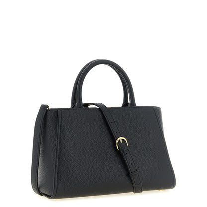 Elisabetta Franchi Black Polyester Tote Bag