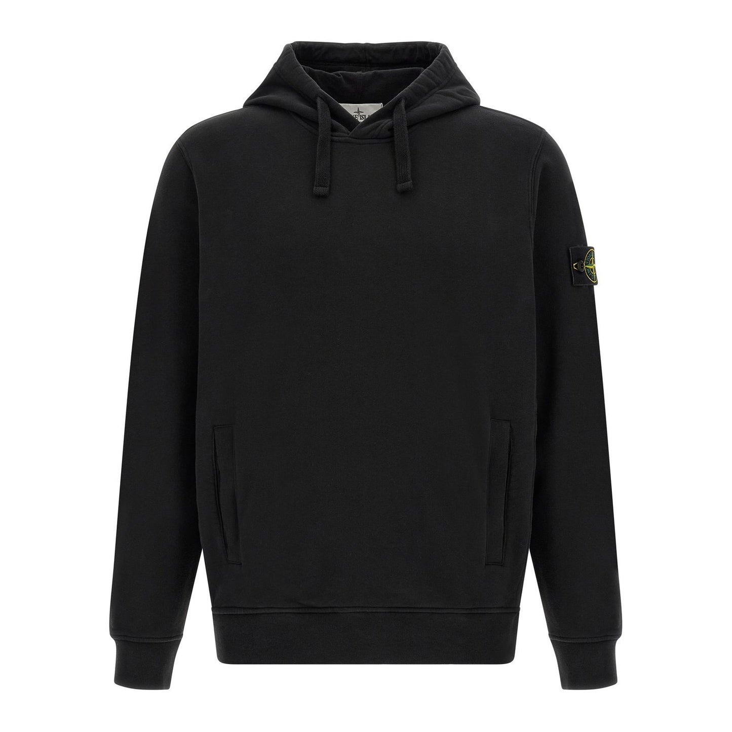 Stone Island Black Cotton Sweatshirt