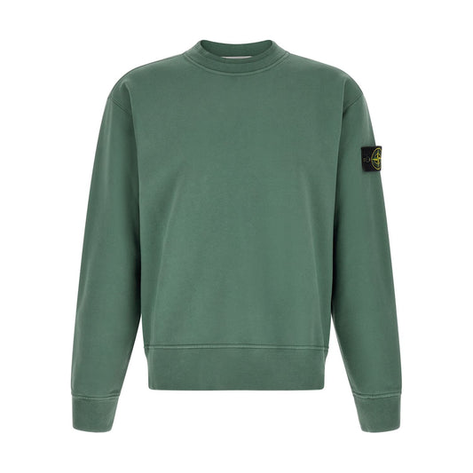 Stone Island Bicolor Cotton Sweatshirt