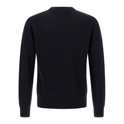 Brioni Blue Cashmere Cardigan