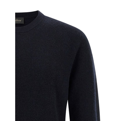 Brioni Blue Cashmere Cardigan