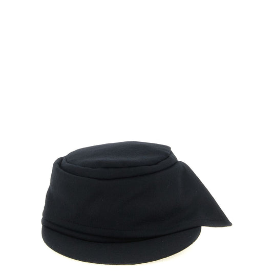 Yohji Yamamoto Black Polyamide Cap (Baseball Hat)