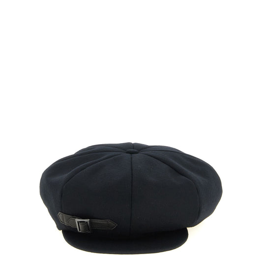 Yohji Yamamoto Black Polyamide Cap (Baseball Hat)