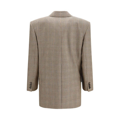 Saint Laurent Beige Wool Oves Aries Blazer