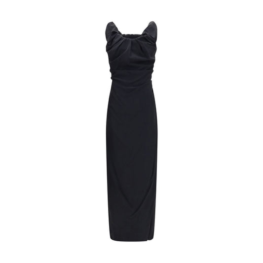 Vivienne Westwood Black Viscose Casual Dress