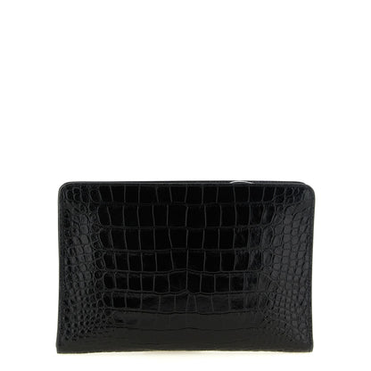 Tom Ford Black Calfskin Clutch Bag