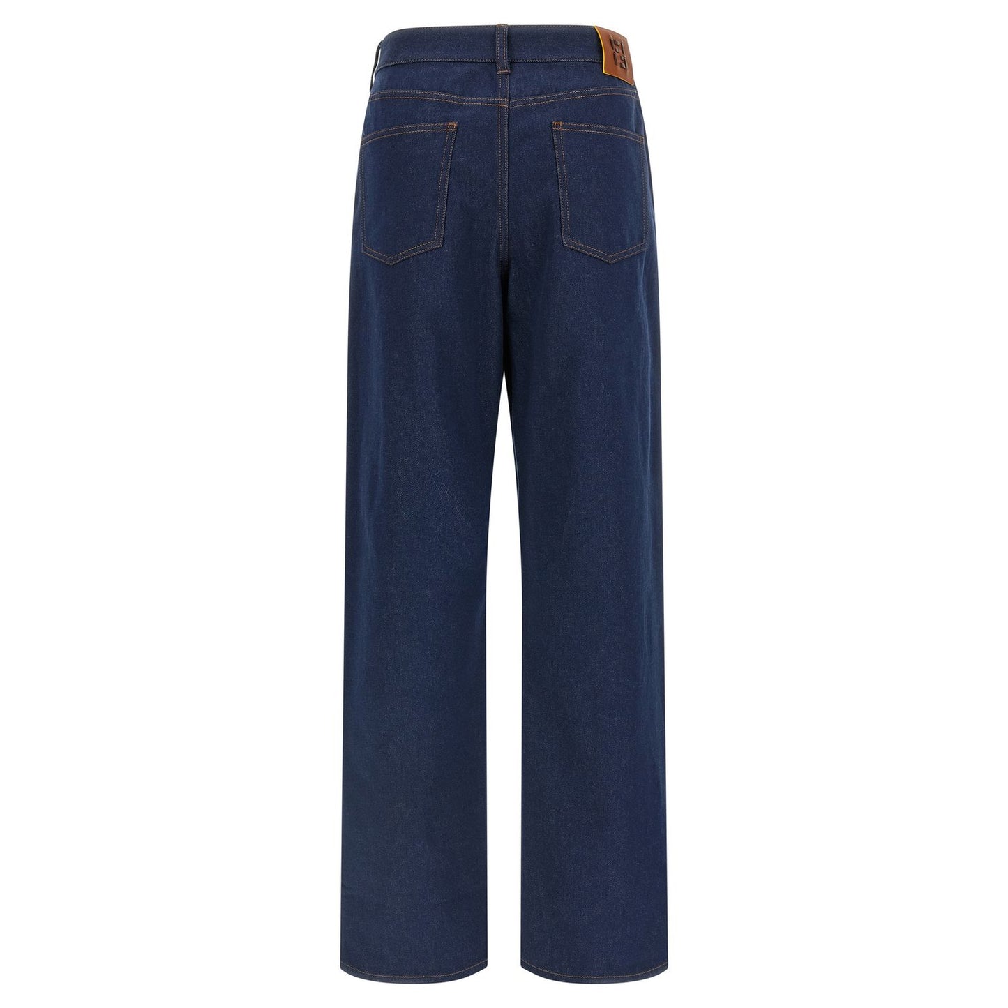 Fendi Blue Cotton Jeans Denim