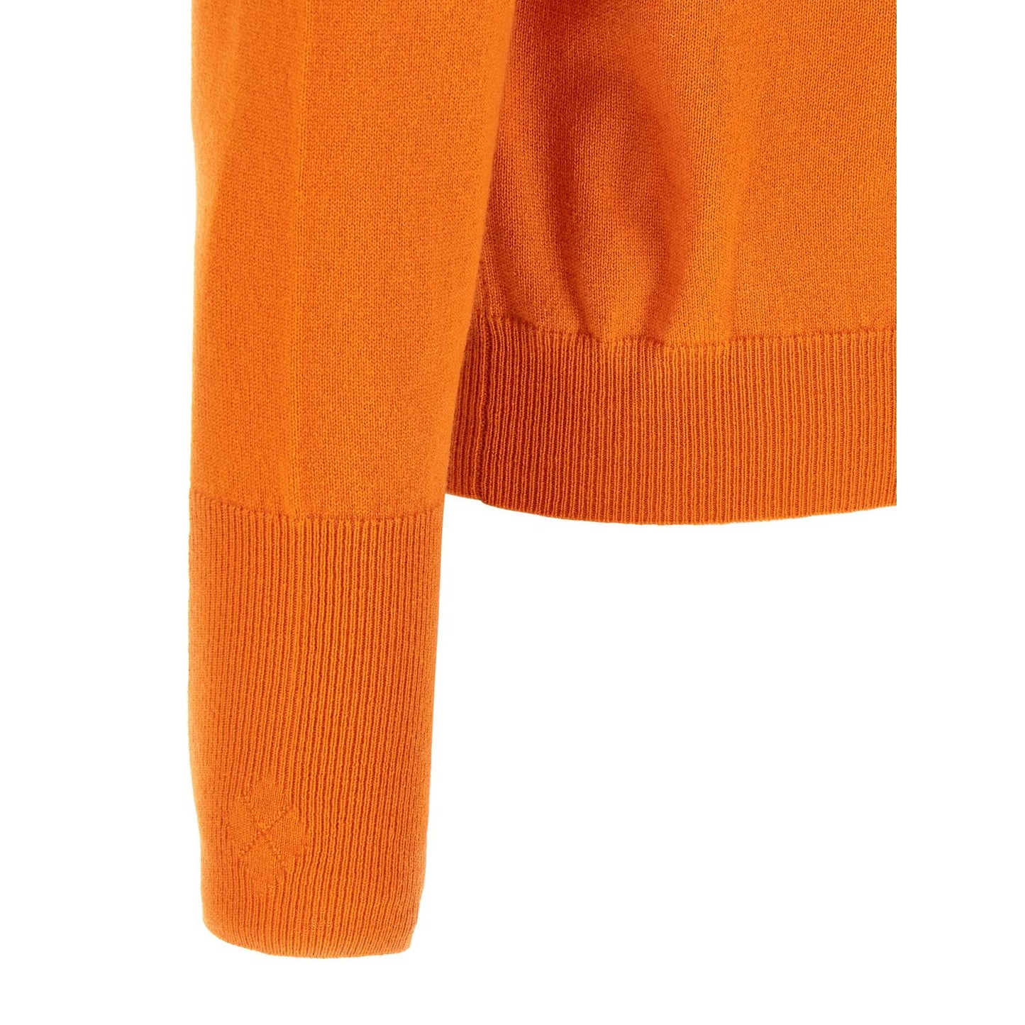 Ballantyne Orange Cashmere Cardigan
