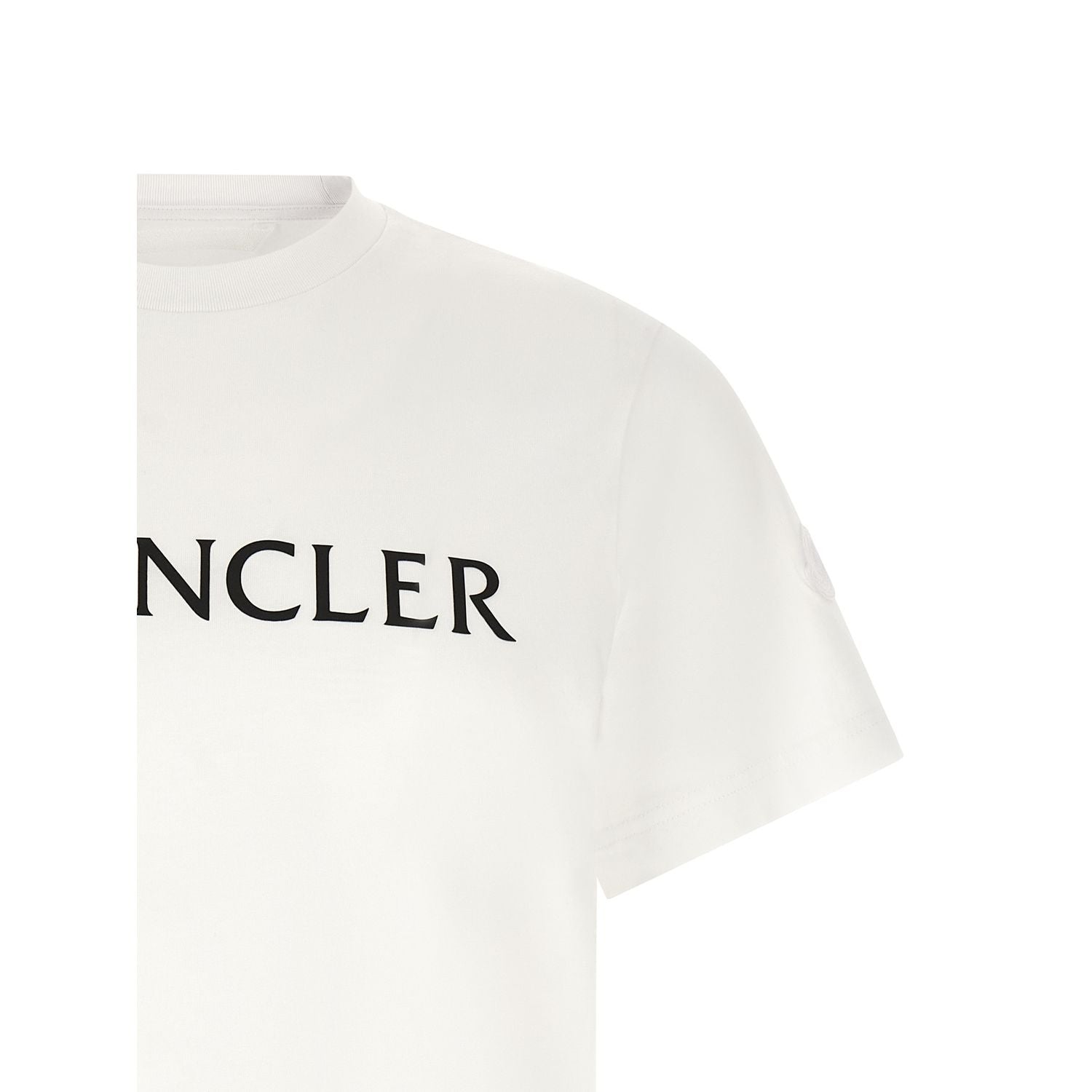 Moncler White Cotton T-Shirt