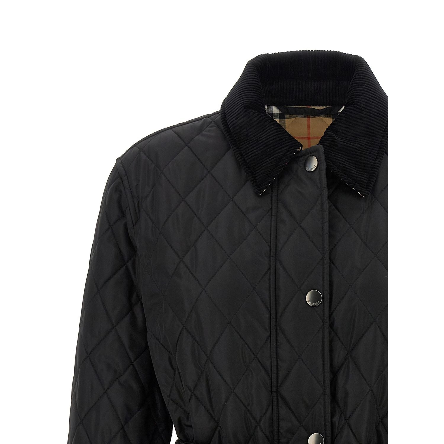 Burberry Black Polyamide Full-Length Jacket