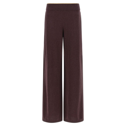 PINKO Purple Wool Casual Pants