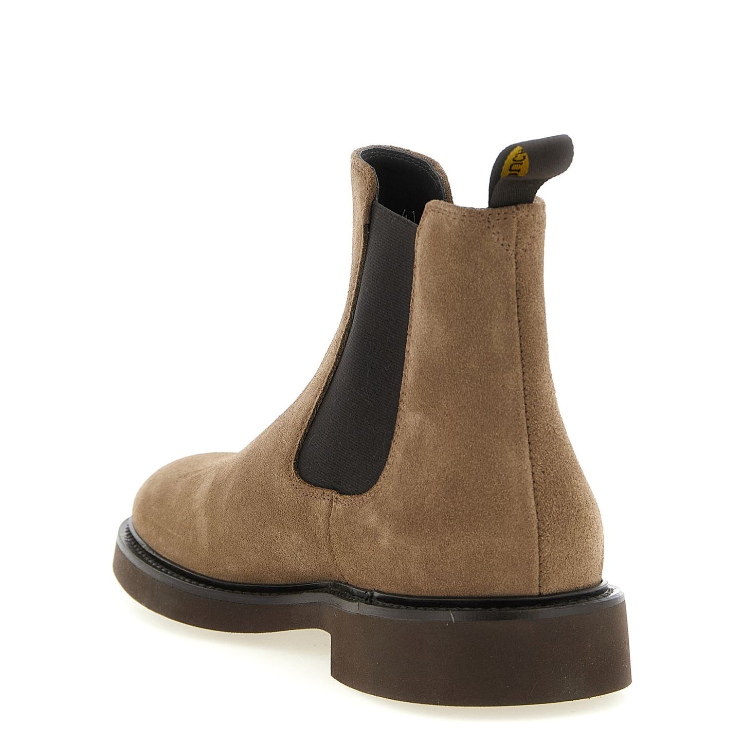 Doucal's Beige Lamb Leather Ankle Boots