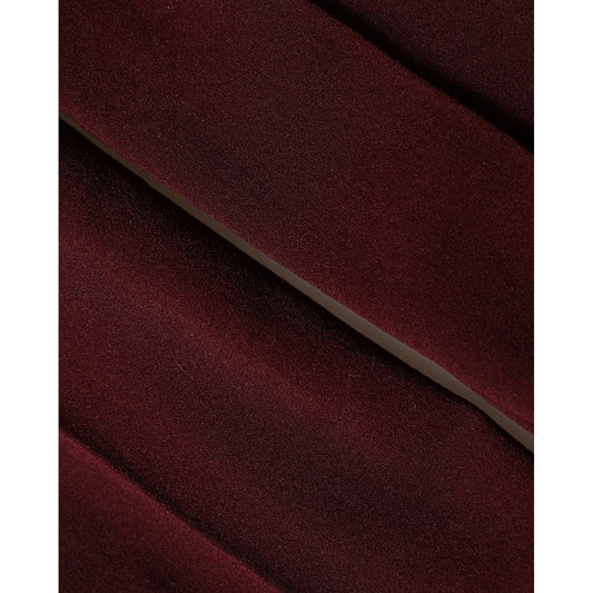 Dolce & Gabbana Maroon Nylon Tights Stocking Pantyhose Socks