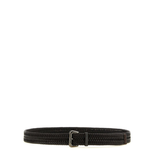Brunello Cucinelli Brown Leather Regular Belt