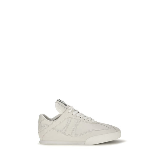 Chloé White Calf Leather Bos Taurus Athletic Sneakers