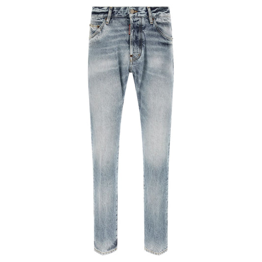 Dsquared² Blue Cotton Jeans Denim