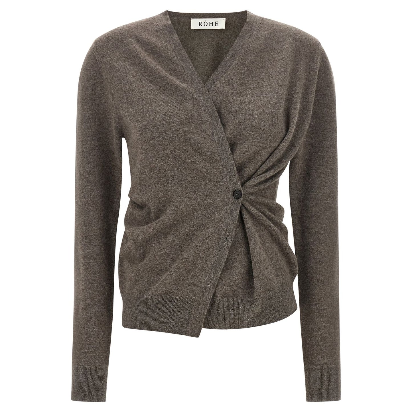 Rohe Brown Wool Cardigan