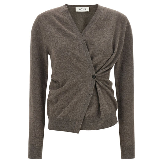 Rohe Brown Wool Cardigan