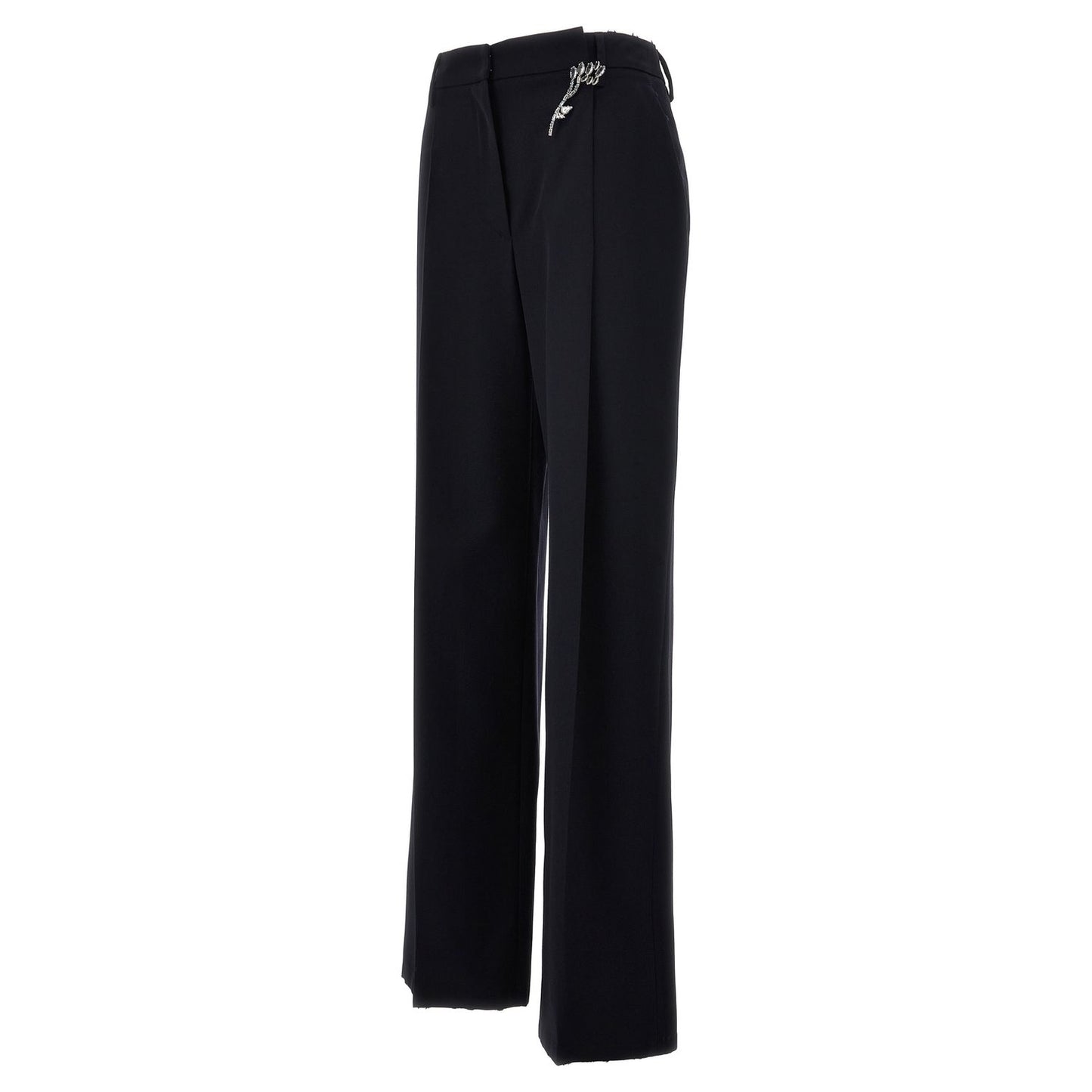 Prada Blue Wool Casual Pants