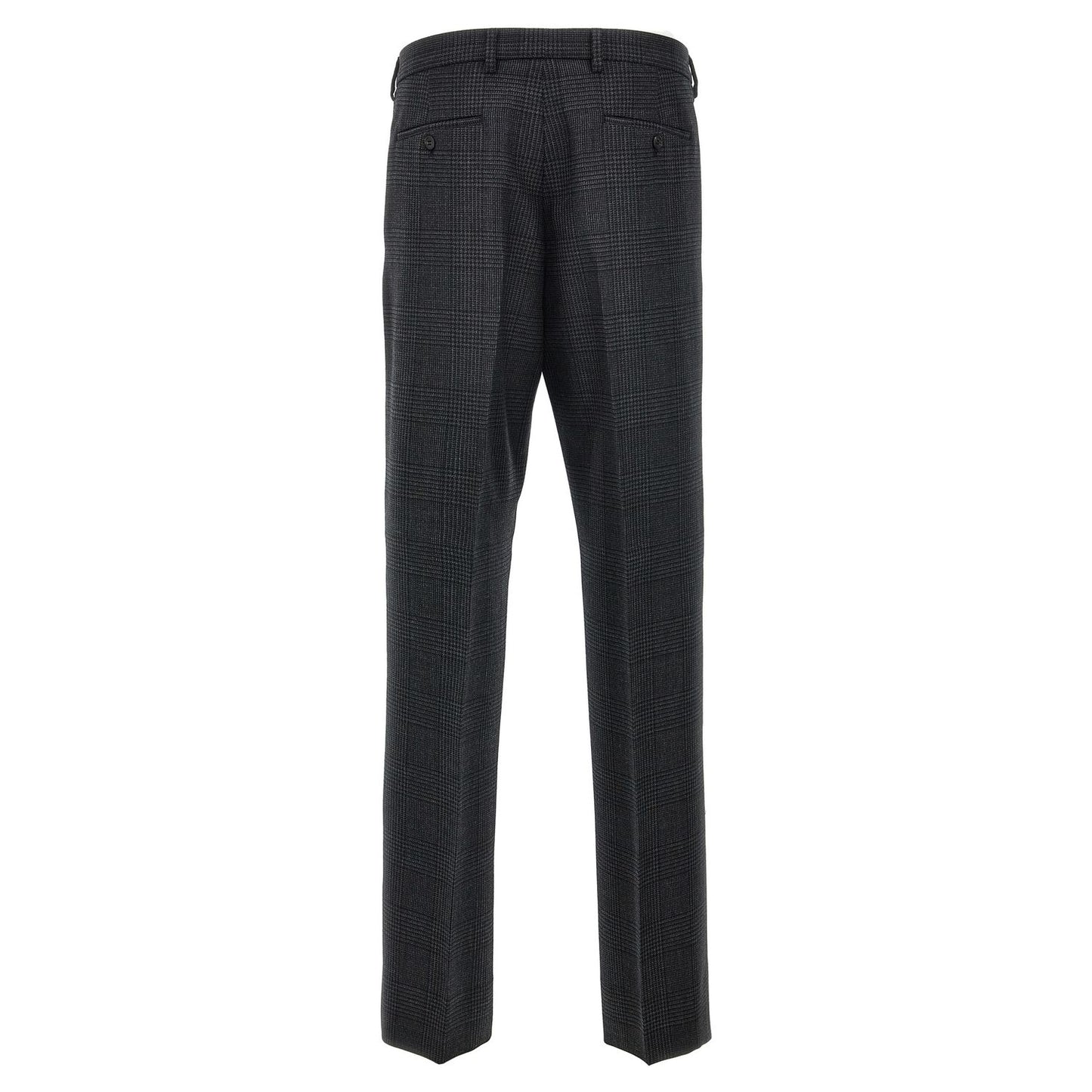 Prada Gray Virgin Wool Dress Pants