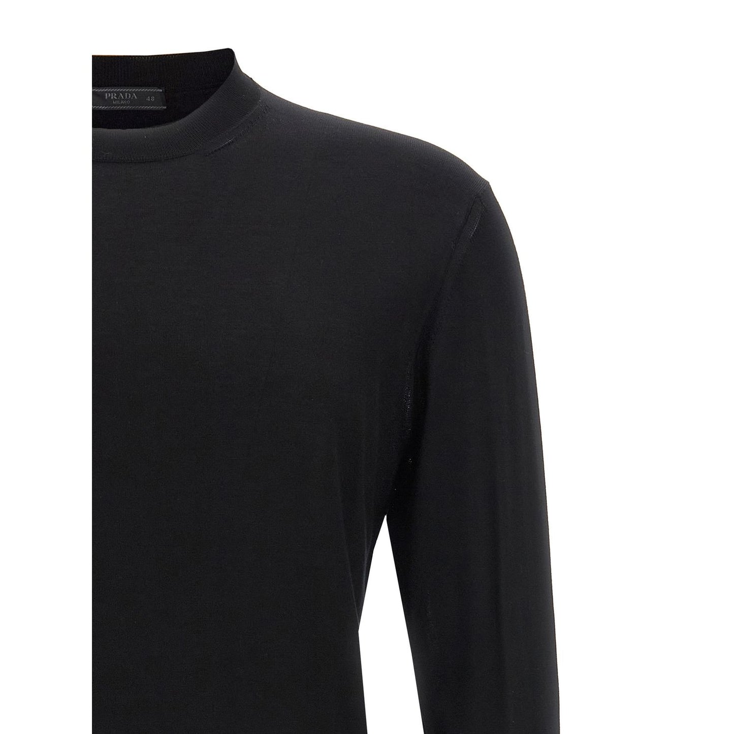 Prada Black Silk Cardigan