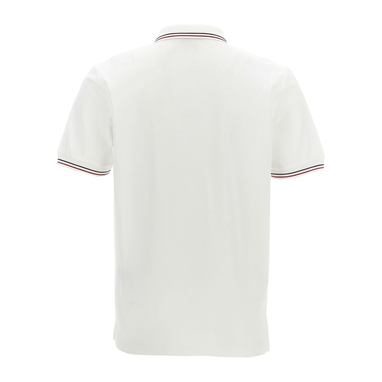 Prada White Cotton Polo Shirt