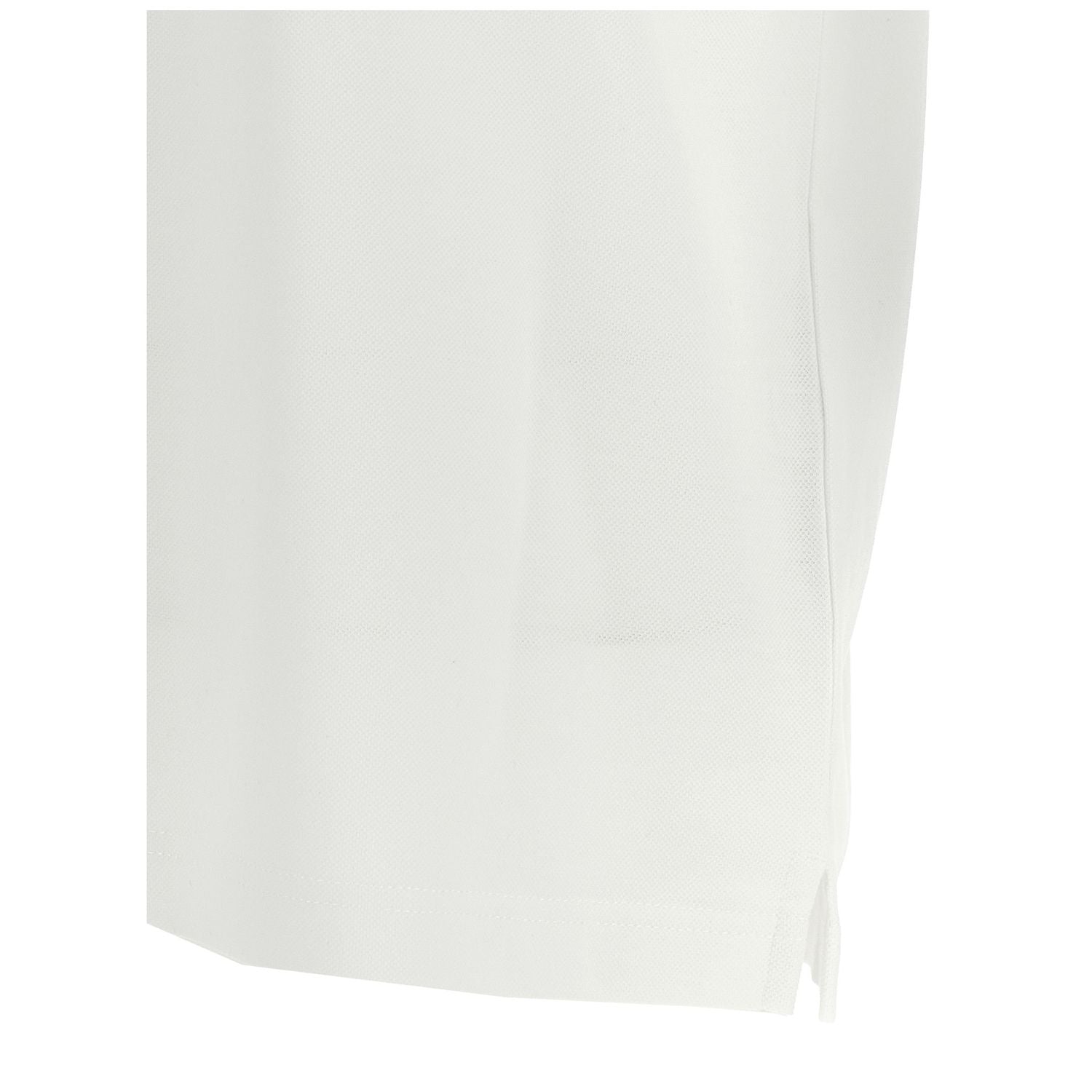 Prada White Cotton Polo Shirt