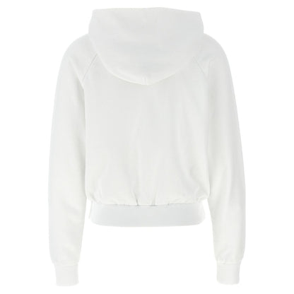 Prada White Cotton Sweatshirt