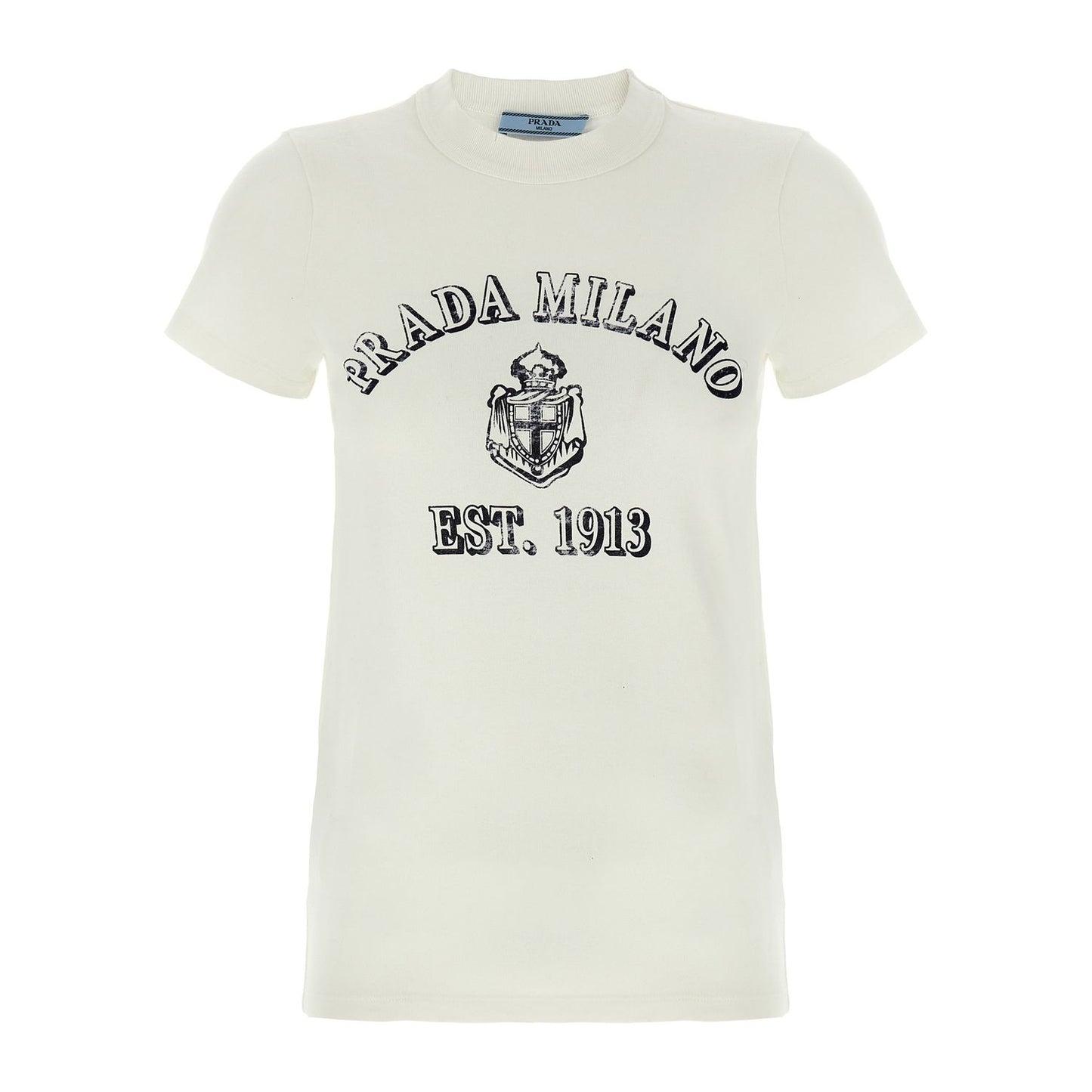 Prada White Cotton T-Shirt