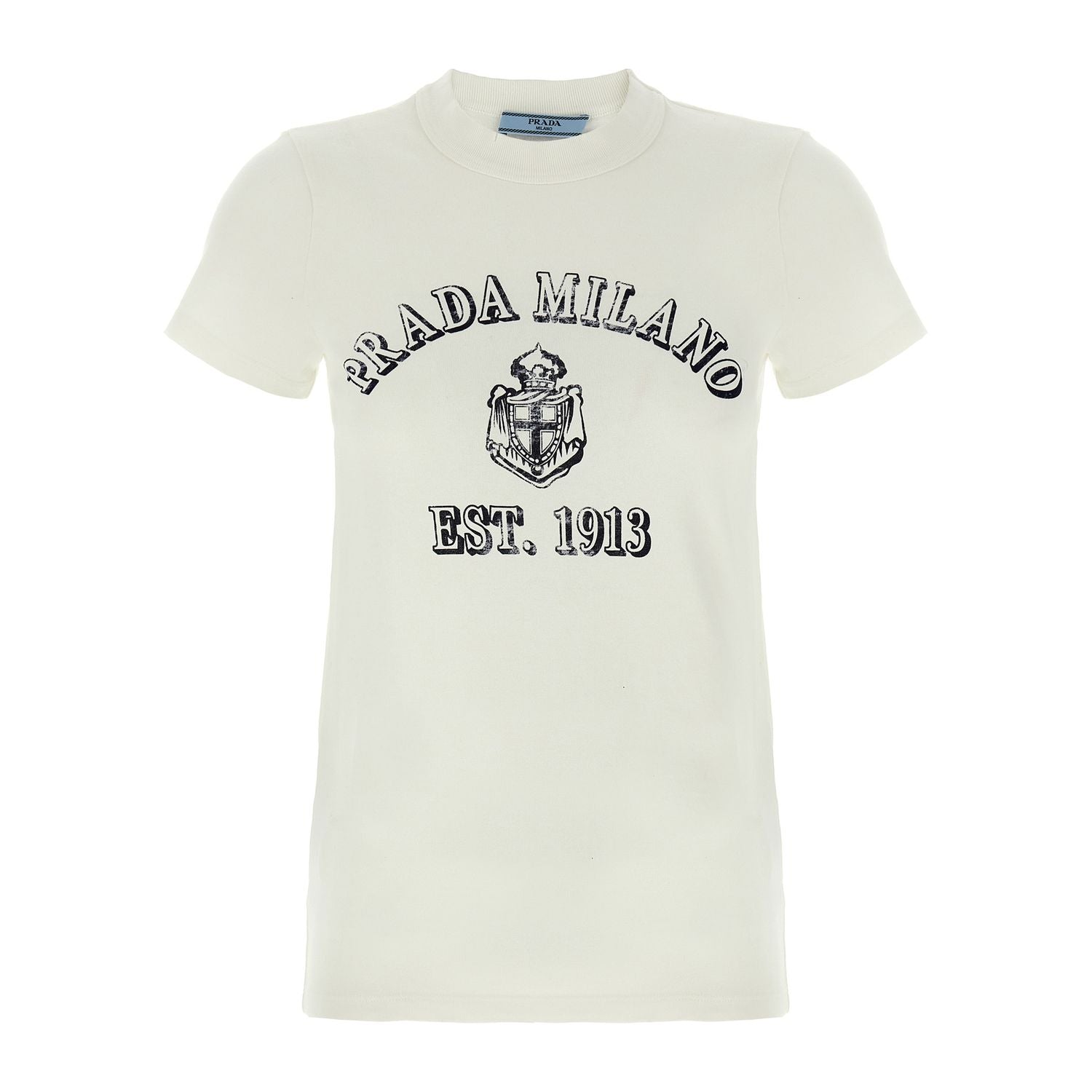 Prada White Cotton T-Shirt