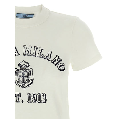 Prada White Cotton T-Shirt