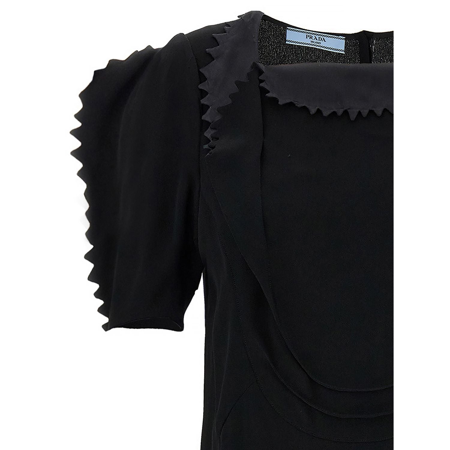 Prada Black Viscose Tank Tops