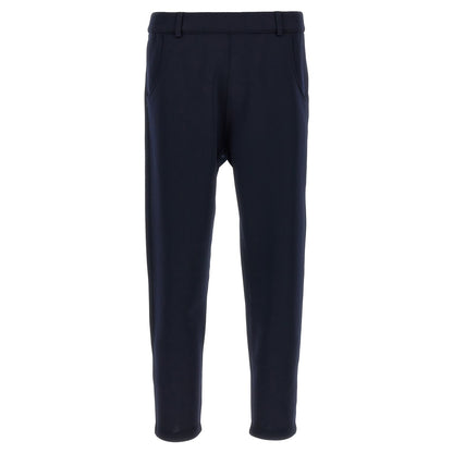 Prada Blue Polyester Casual Pants