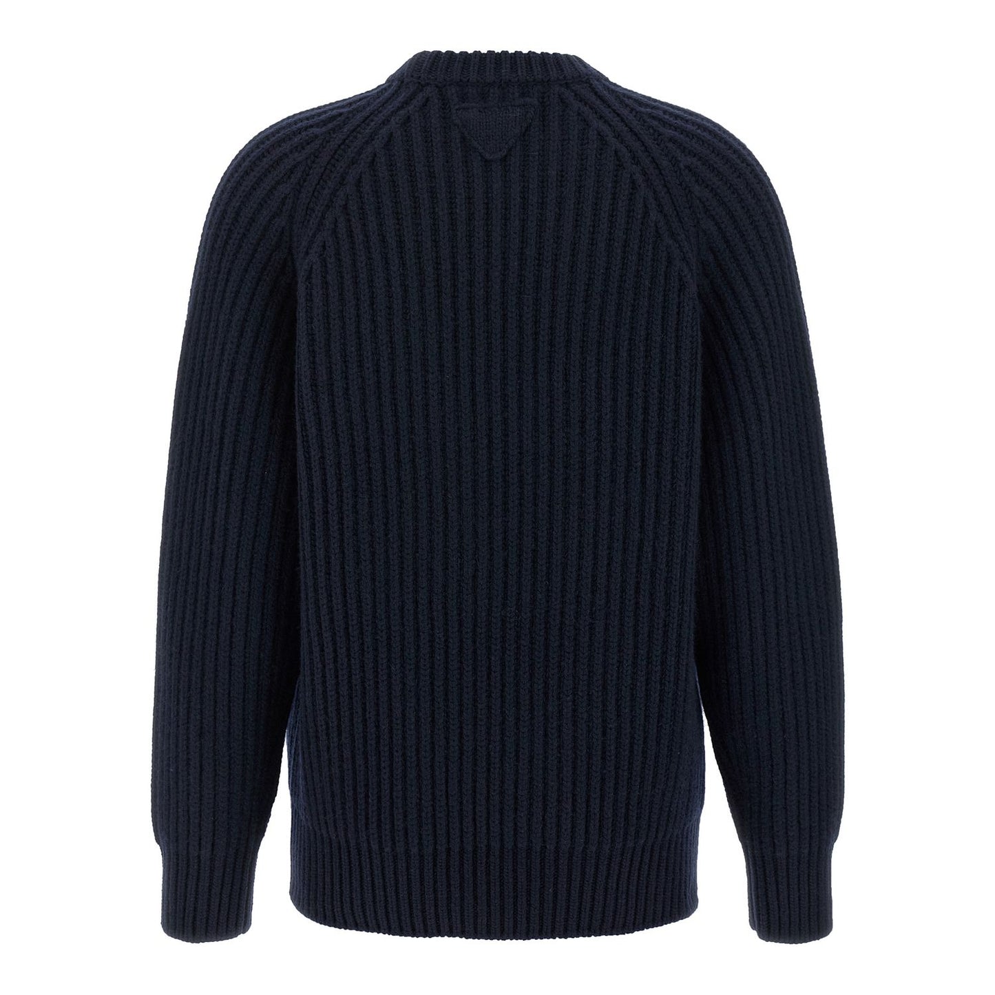 Prada Blue Virgin Wool Cardigan