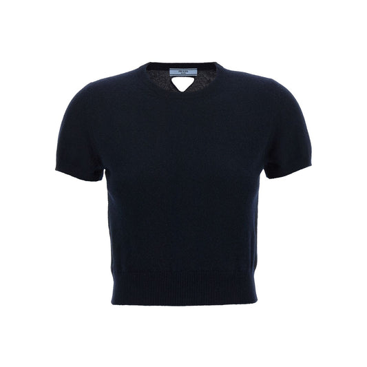 Prada Blue Cashmere Cardigan