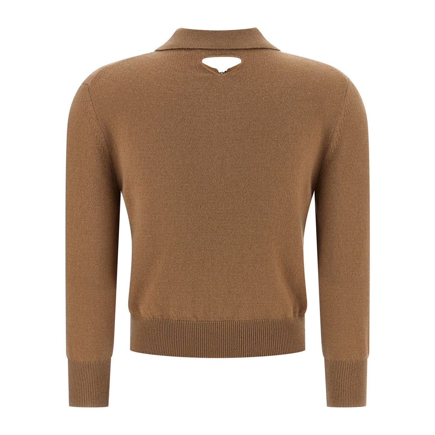 Prada Beige Cashmere Polo Shirt